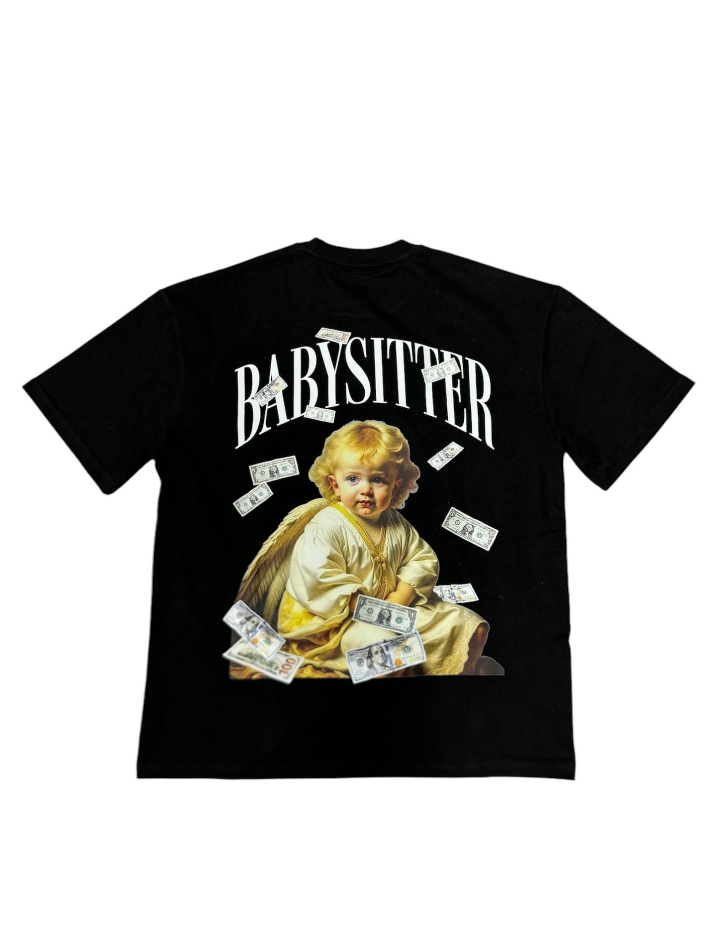 "BABYSITTER" T-SHIRT BLACK